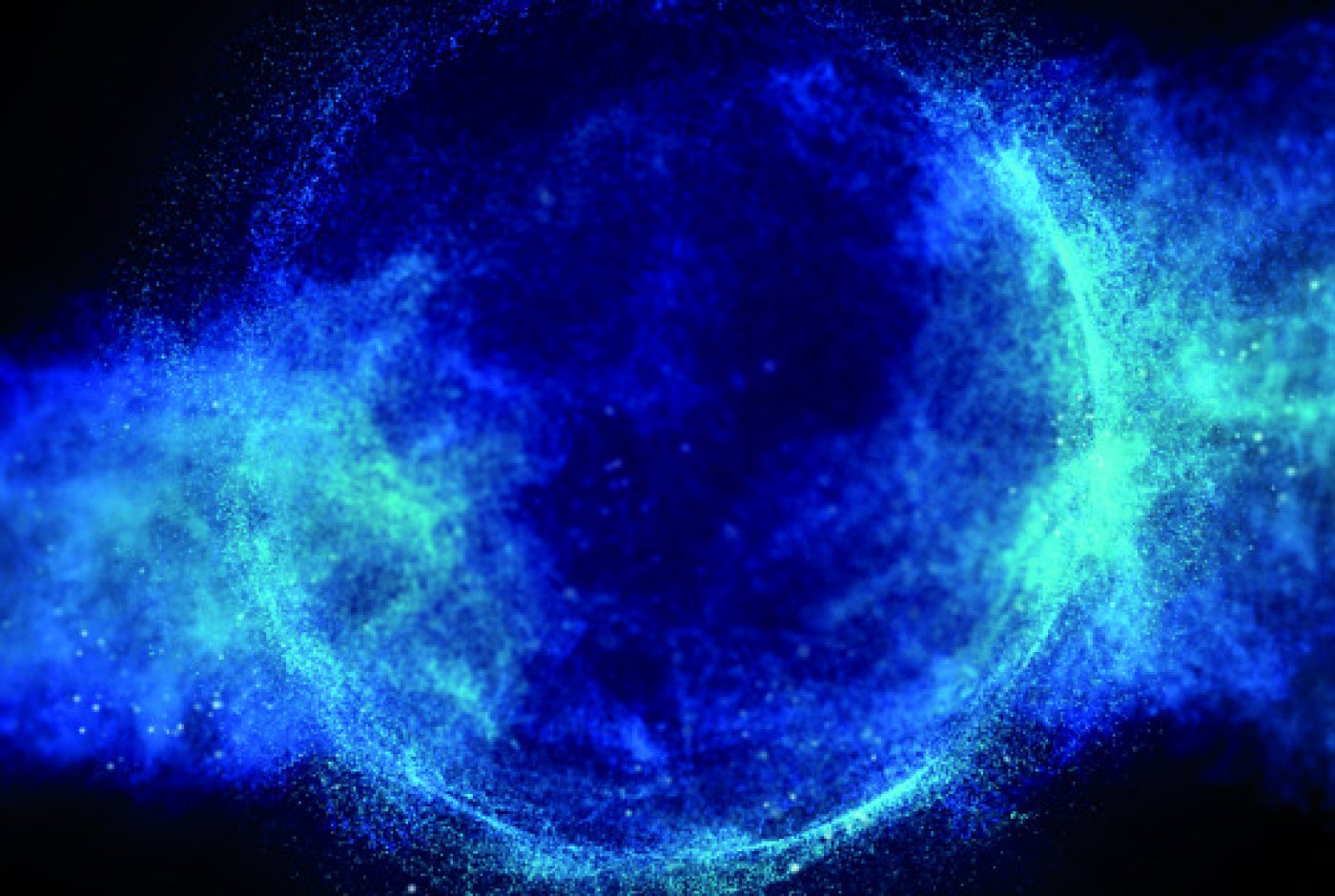 Artist image of the Higgs field