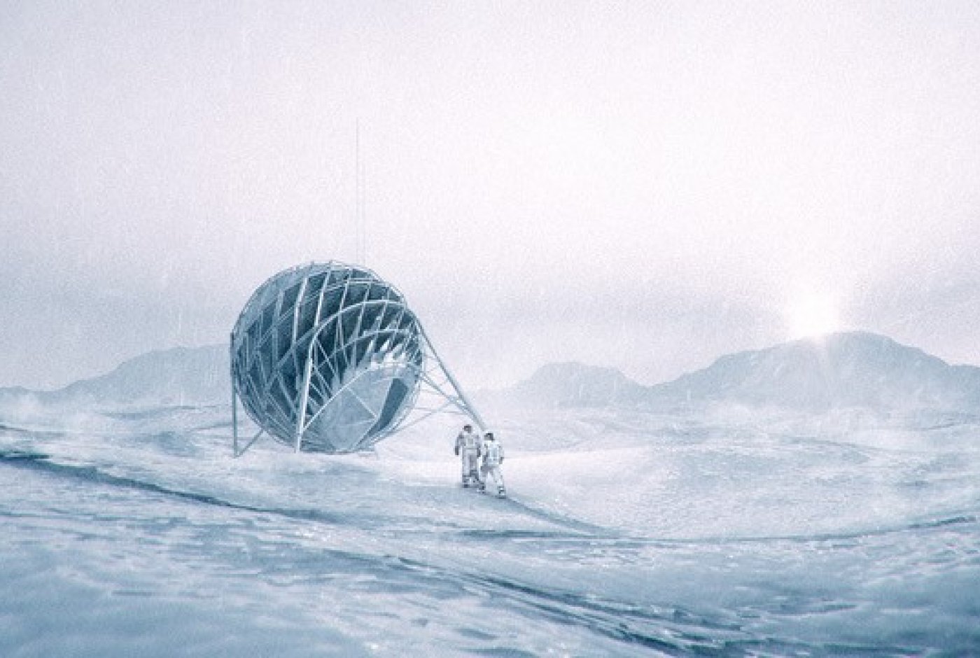 A drawing of a moon ark