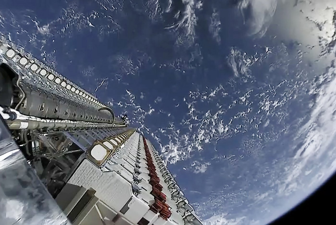 a photo of Earth from space