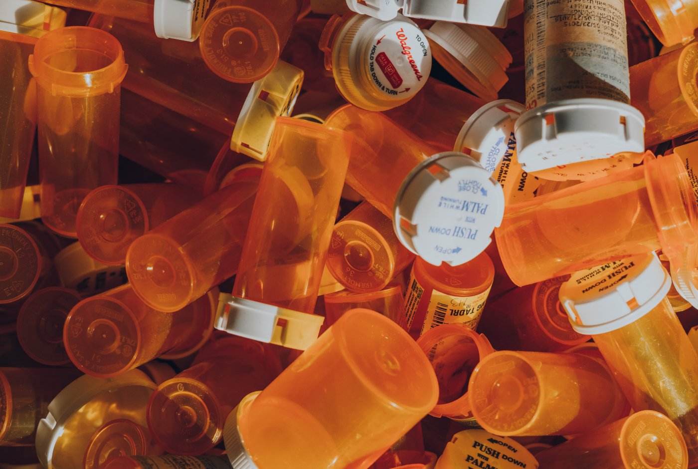 empty prescription bottles