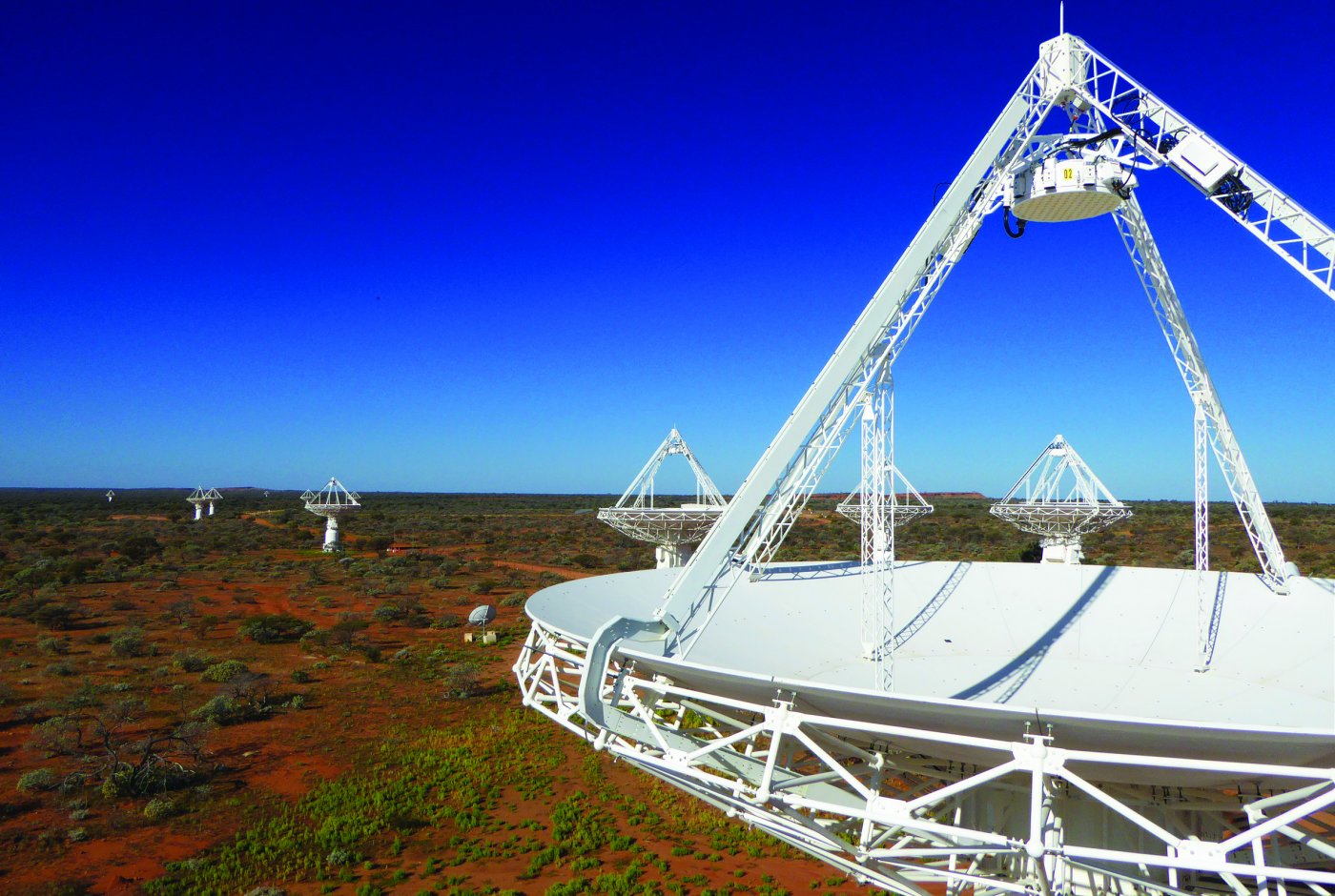 an array of radio telescopes