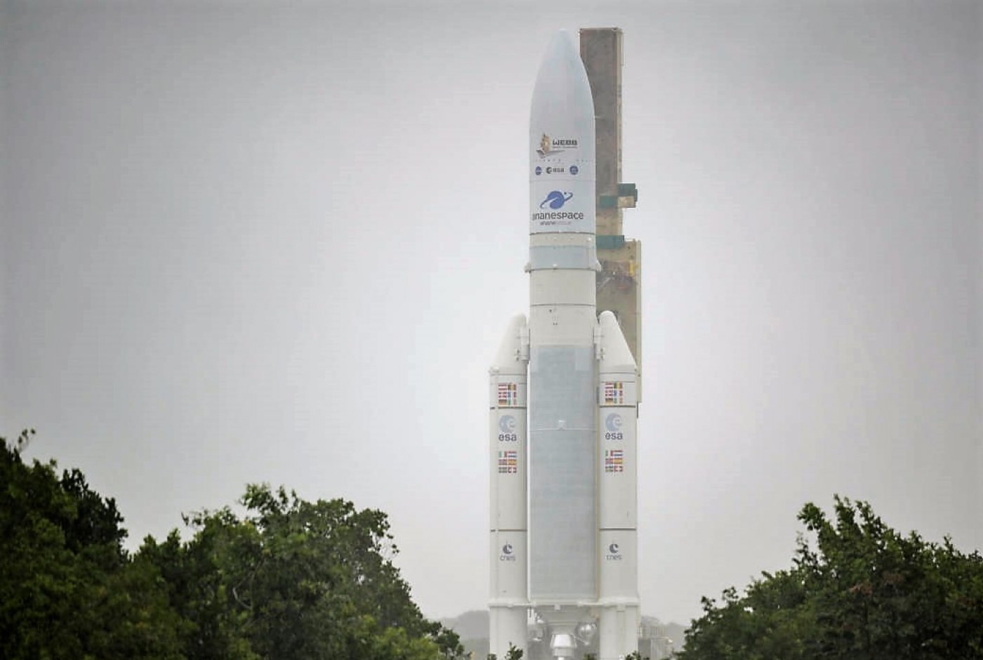 a rocket ready to be launched