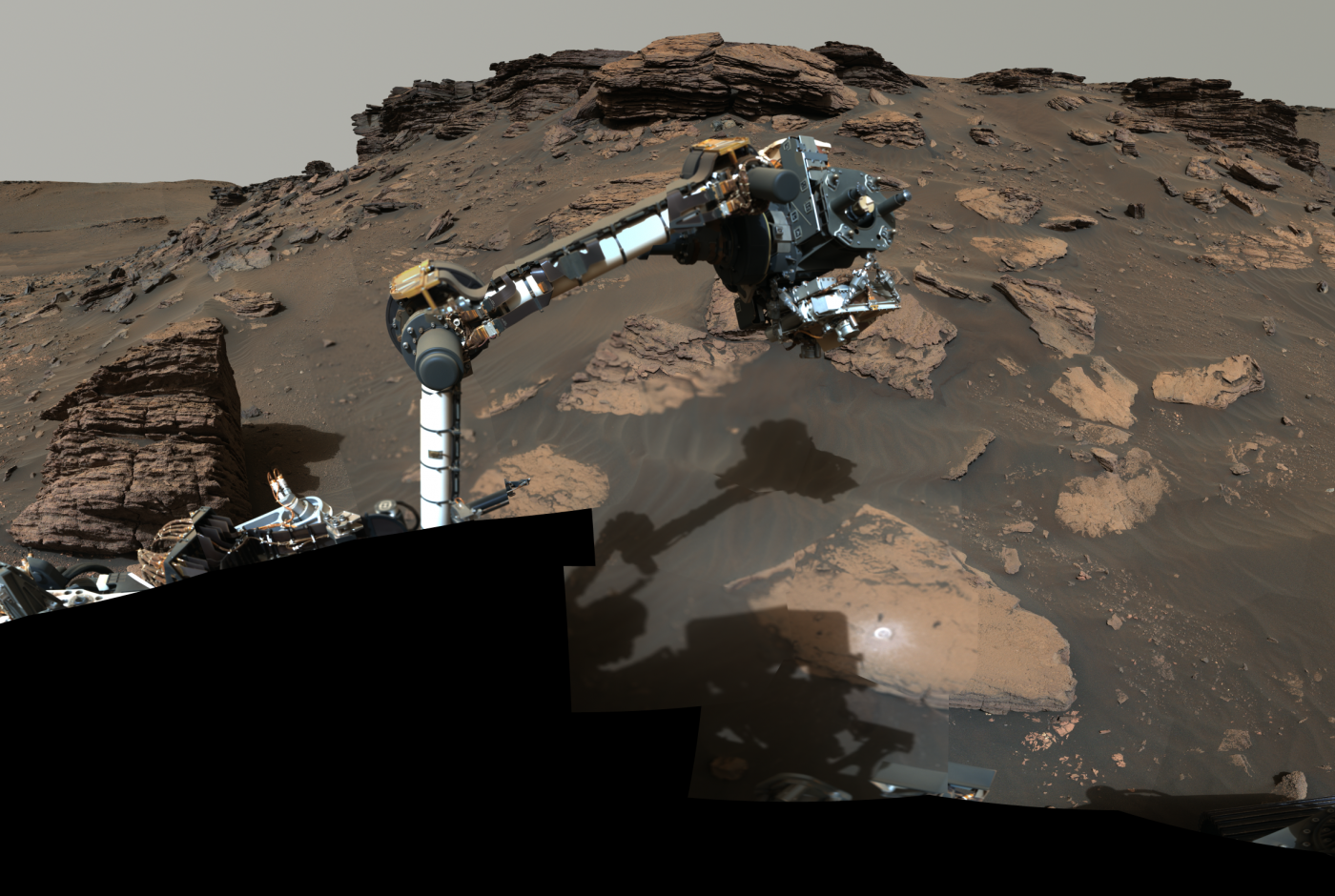 an image of Skinner Ridge on Mars