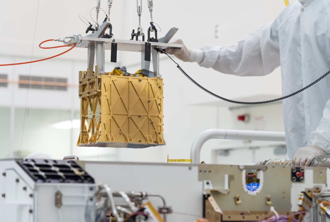 MOXIE Lowered into Rover