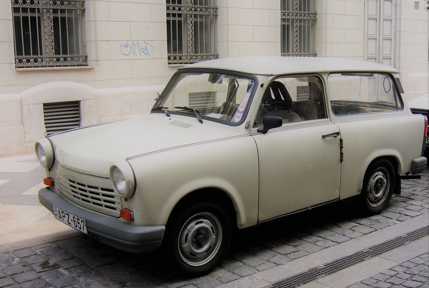 a Trabant car