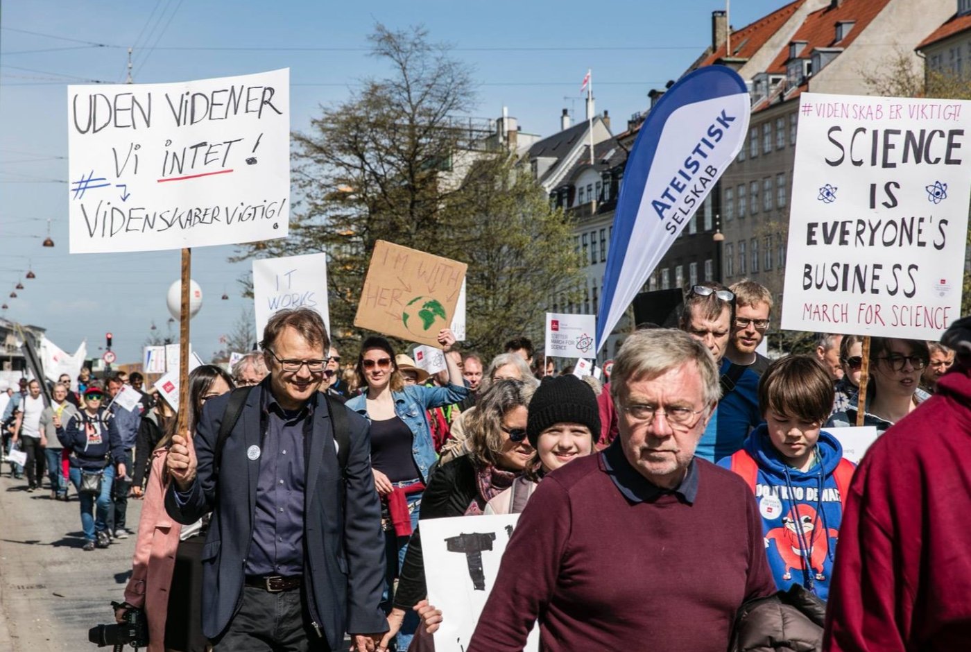 People in the march