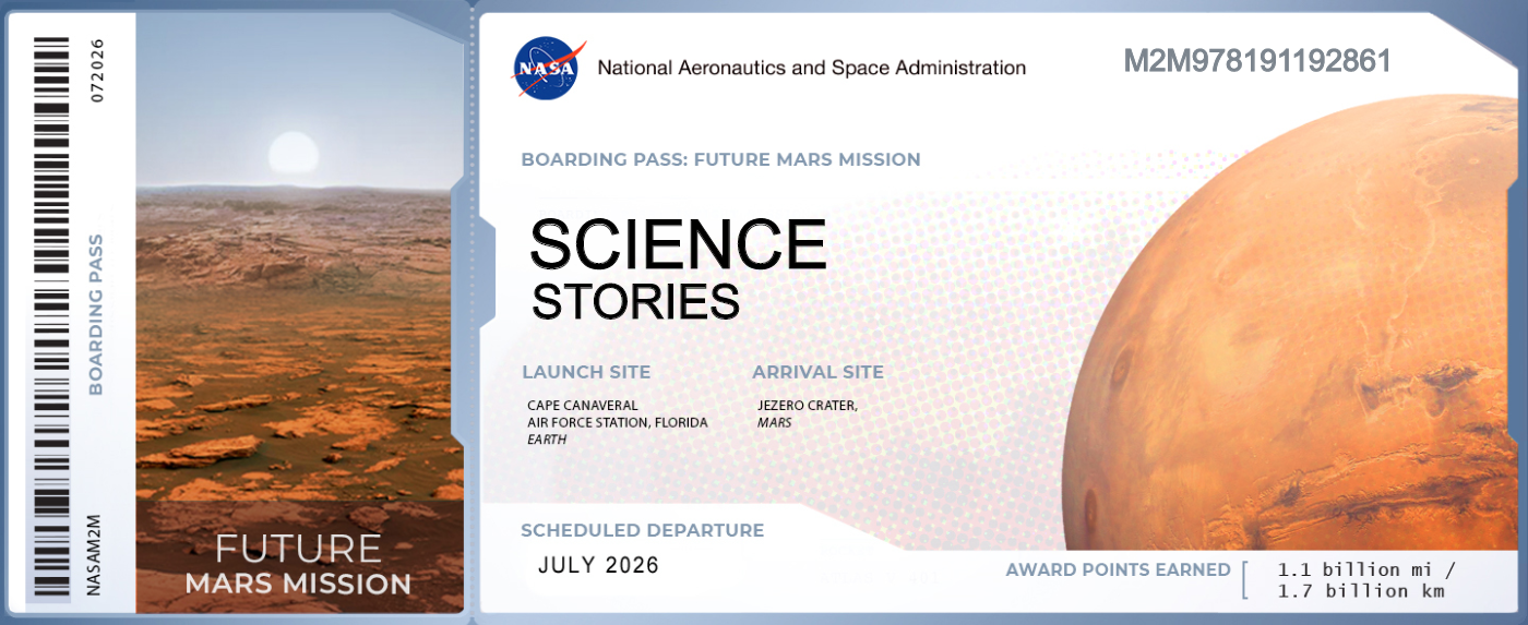 a boarding pass to Mars