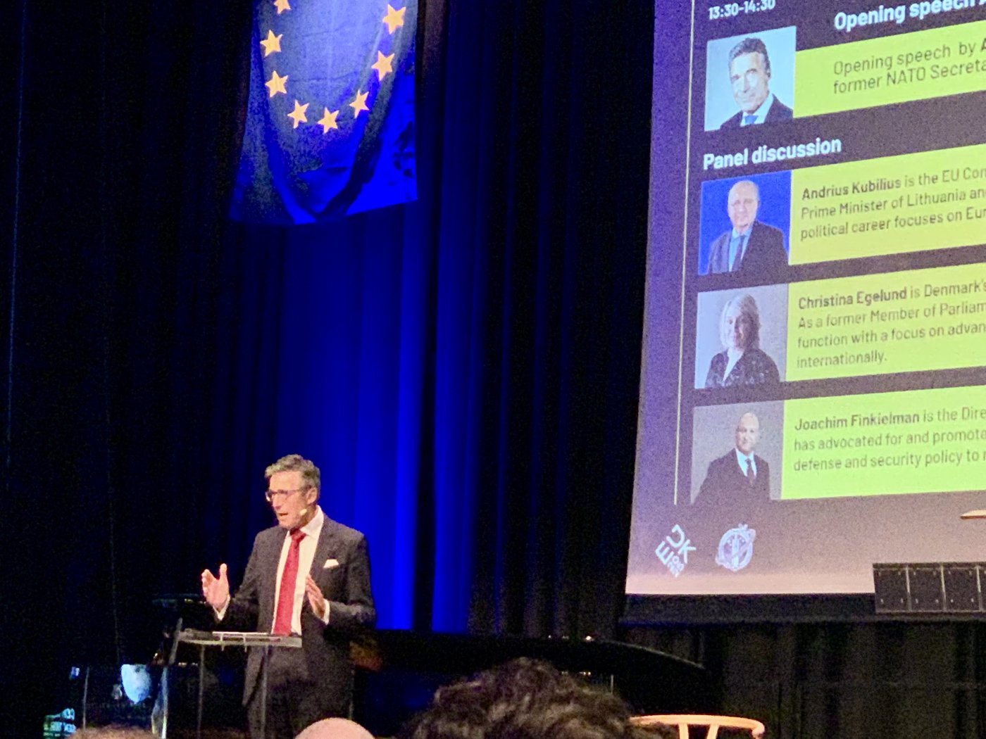 Anders Fogh Rasmussen at Space Conference 2025