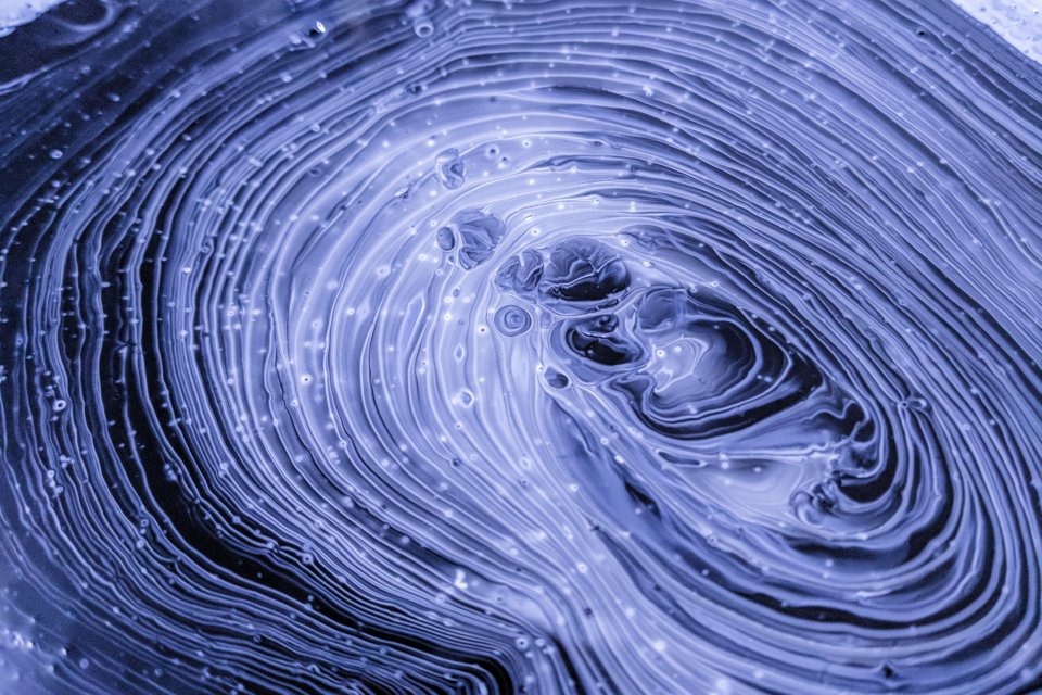 Experimental painting - electricity