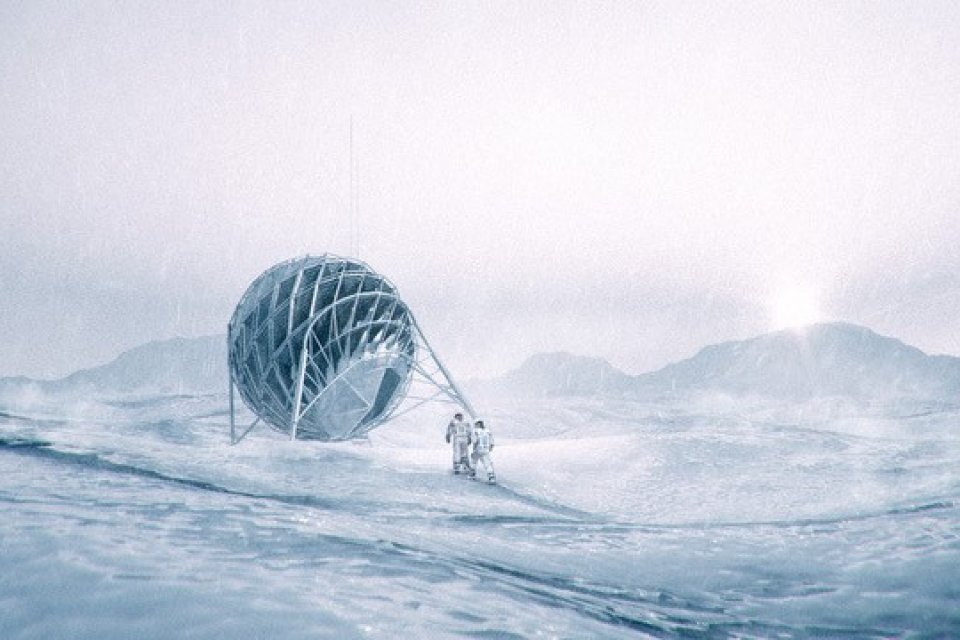 A drawing of a moon ark