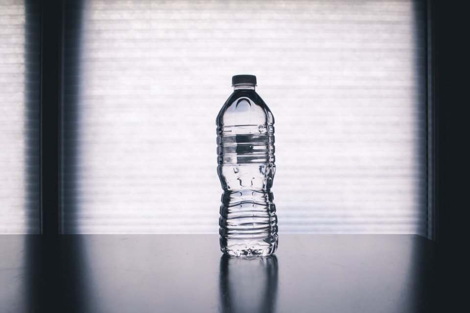 a bottle of water