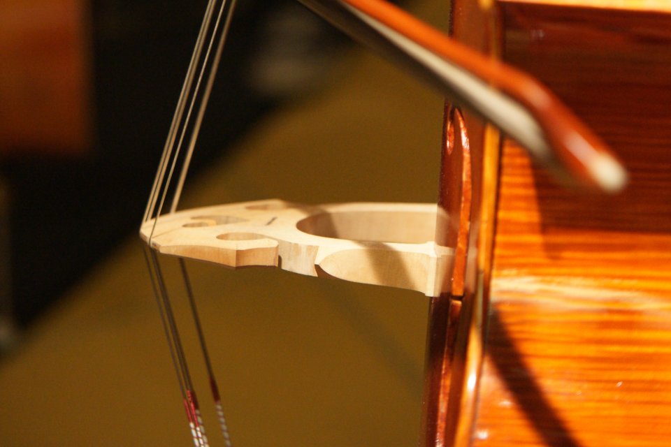 Bow on double bass