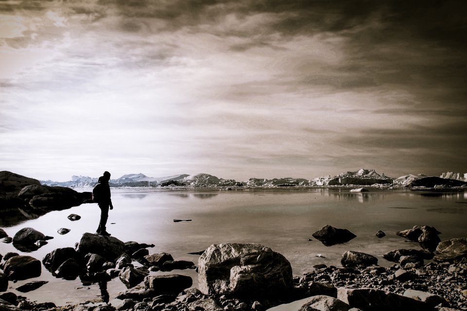 a guy in Greenland