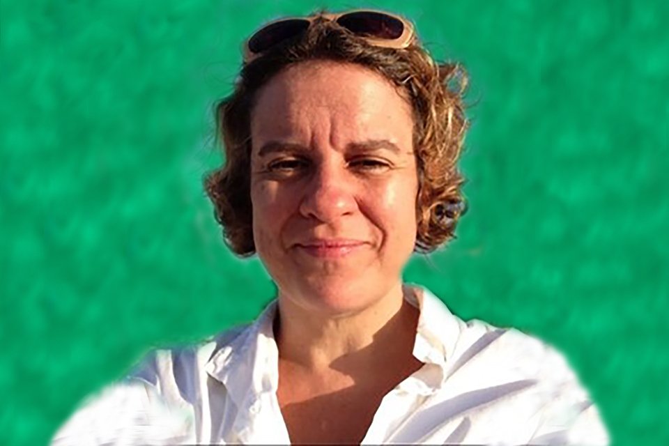 a woman with sun glasses