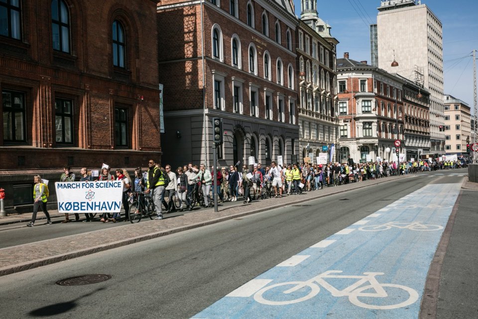 a march in Copenhagen