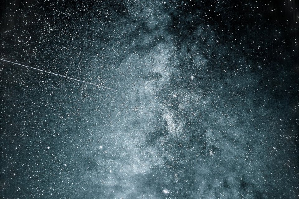 "Midnight Stardust" off HWY 9 in Aspen Park Colorado at midnight.